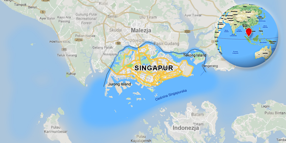 singapur mapa