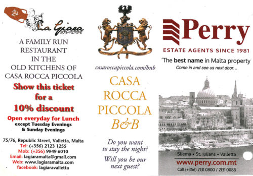 2020 Malta Rocca