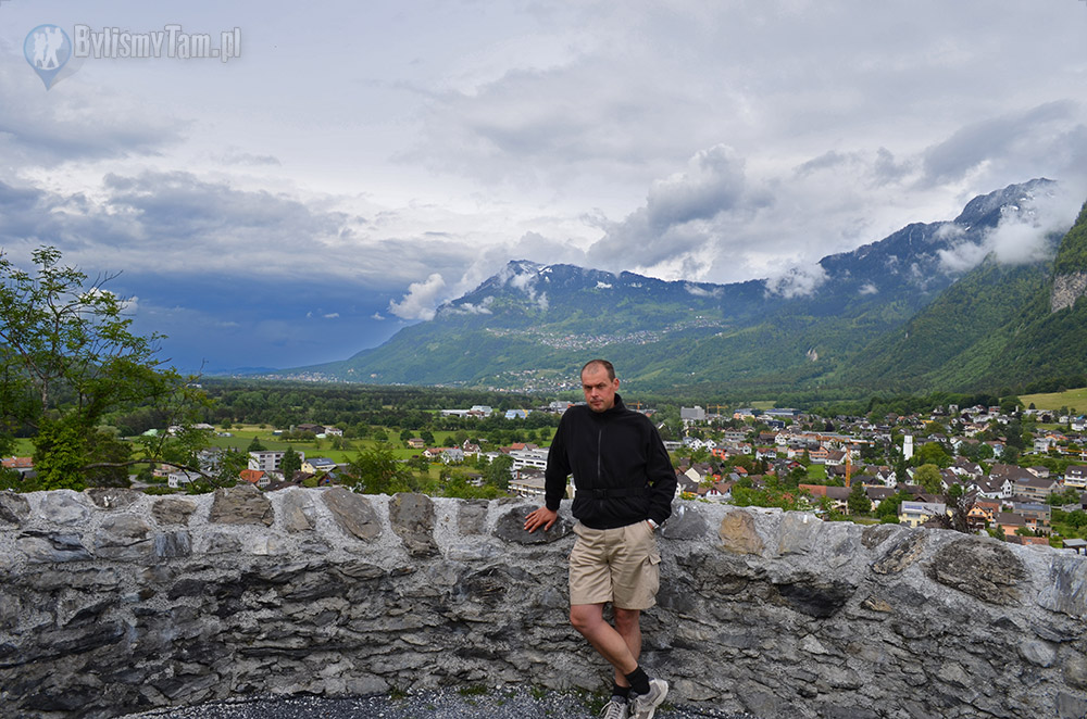 Widok na Liechtenstein z Balzers