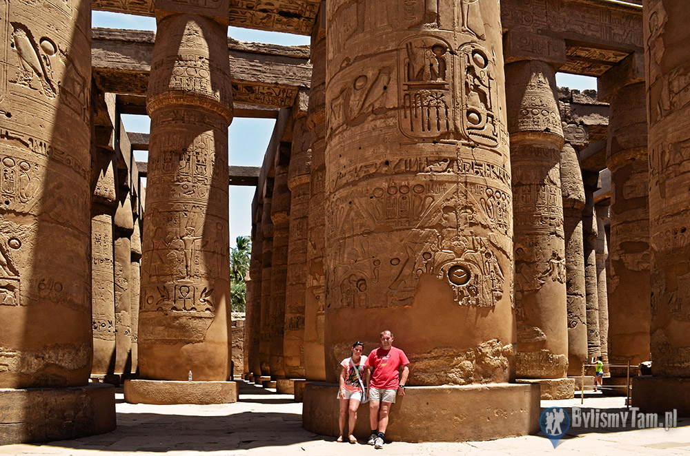 Luksor - Świątynia Karnak - największa na świecie sala kolumnowa