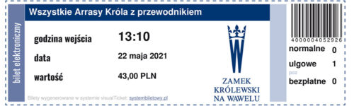 Wawel - Arrasy Królewskie - Kraków - 2021