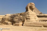 Giza - Sfinks - jeden z najczętrzych ujęć z Egiptu