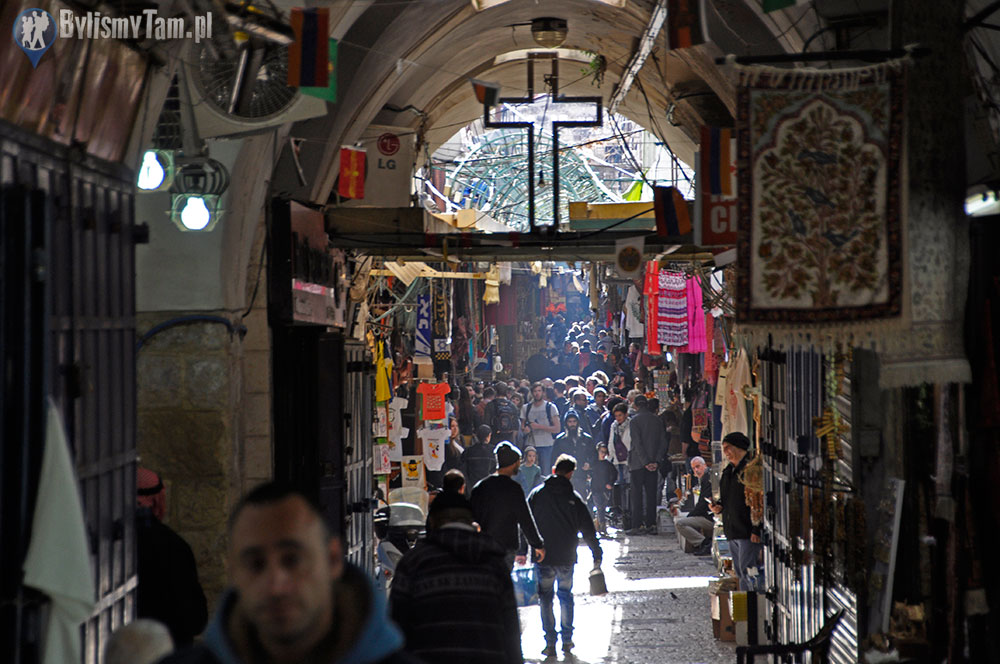 Rynek w centrum Jerozolimy - część chrześcijańska
