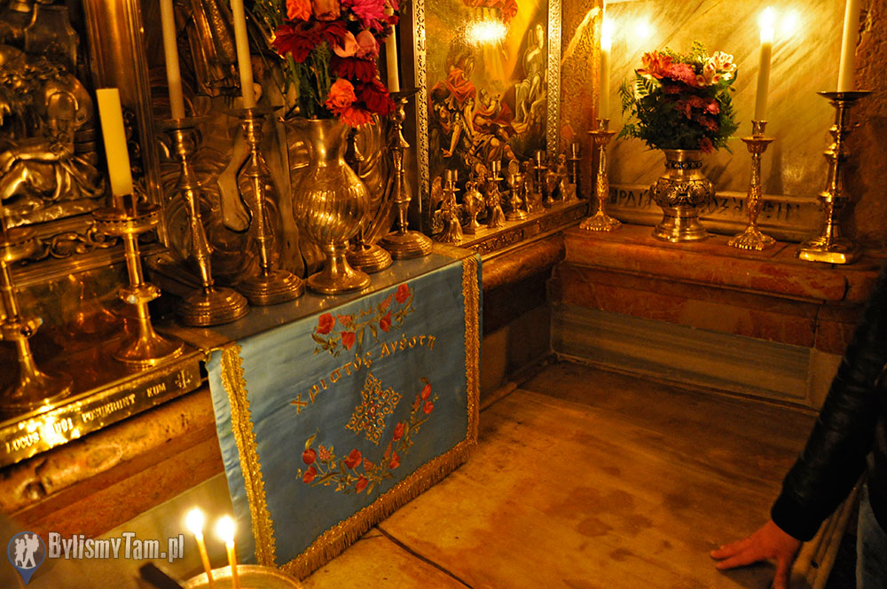 "Grób Jezusa" w Bazylice Grobu Pańskiego - Jerozolima