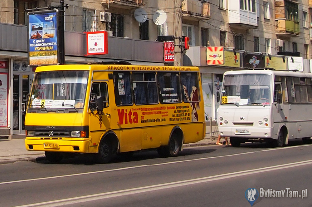 Marszrutka - niezawodny środek transportu na Ukrainie