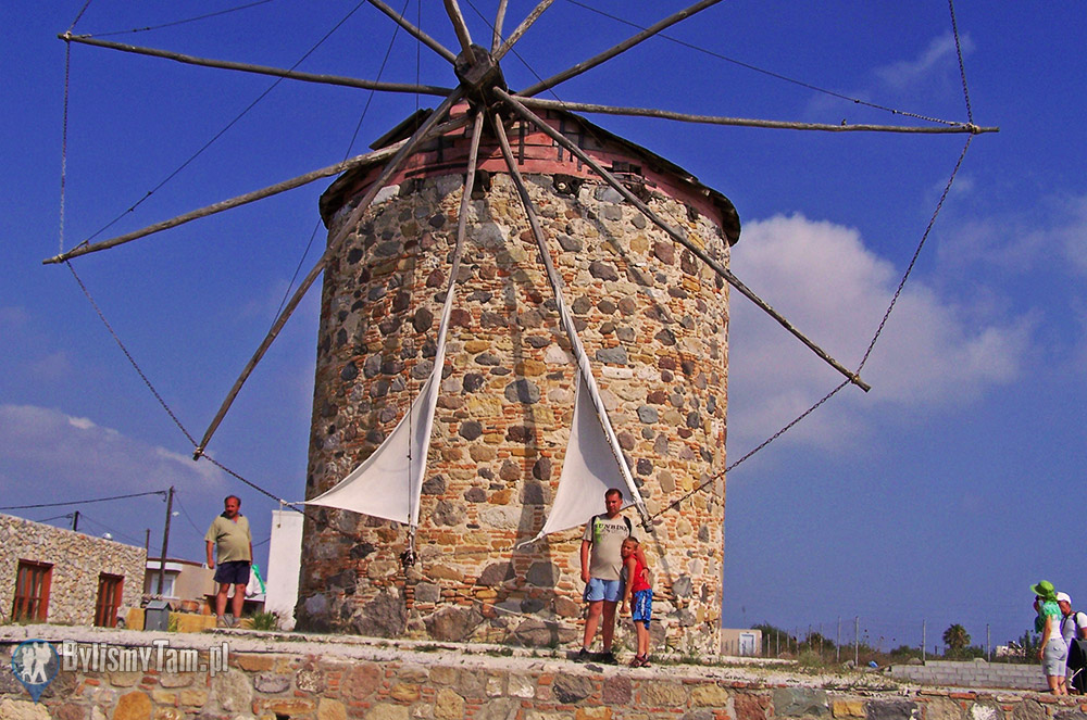 Tradycyjny wiatrak - Andimachia - Kos - Grecja