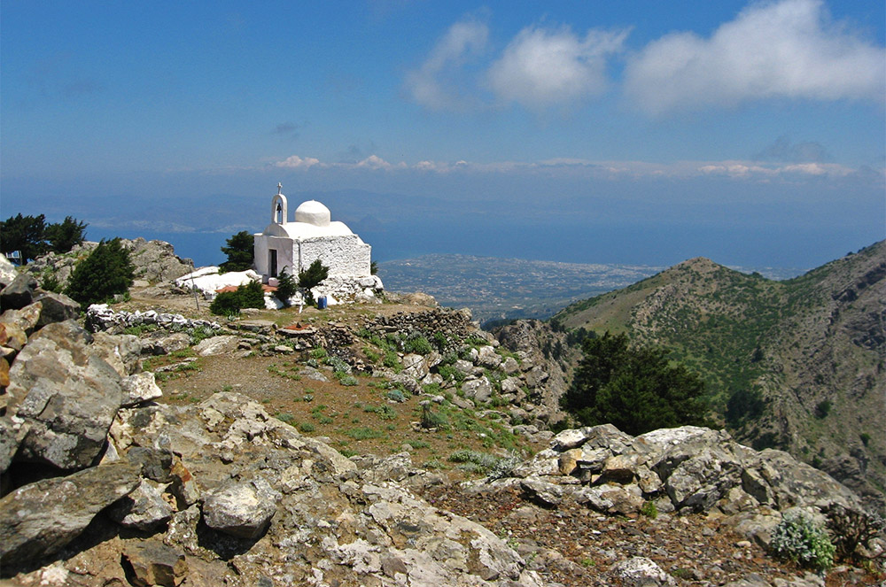 kapliczka w drodze na Dikeos - Kos - Grecja