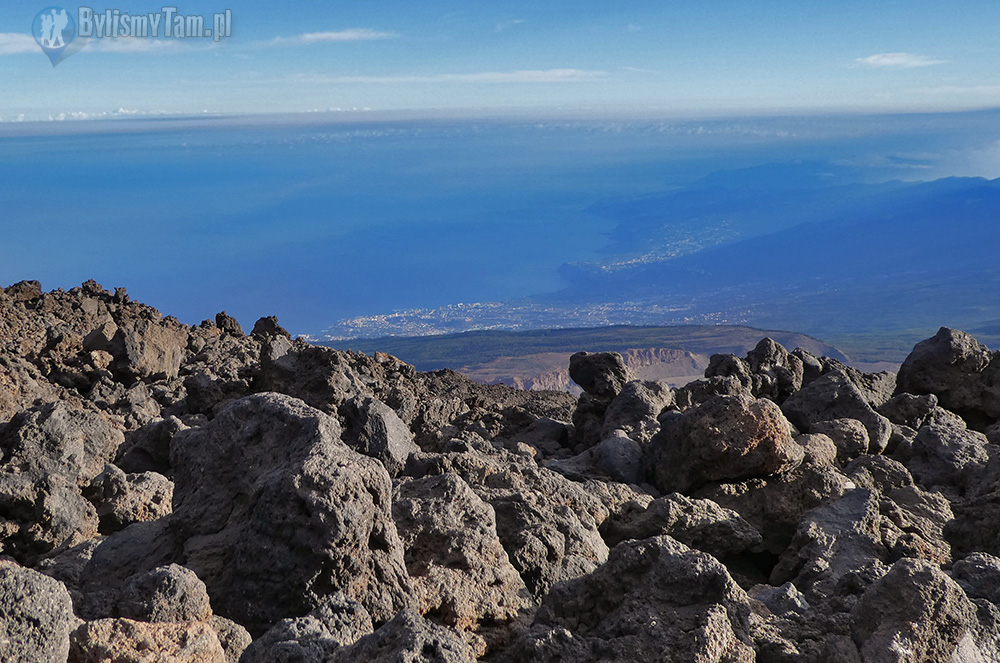 Widok na teneryfę z Teide
