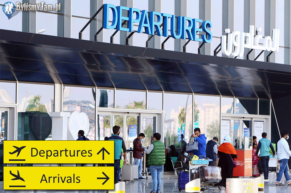 Odloty (departures) i przyloty (arrivals)