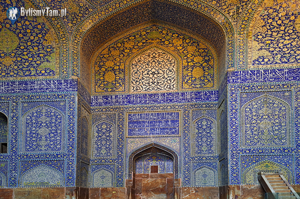Mihrab w Meczecie Imama w Isfahanie - Iran