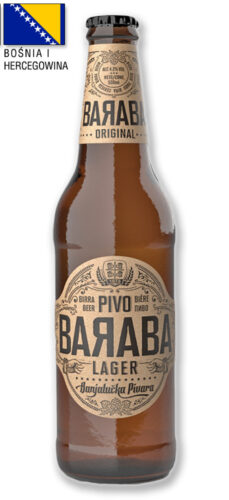 beer (piwo) BARABA - Bosna i Hercegovina (Bośnia i Hercegowina)
