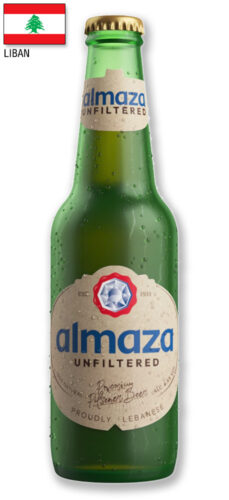 piwo (beer) Almaza unfiltered - لبنان‎, Lubnān (Libnan)