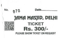 Indie - Delhi - Jama Masjid (Meczet Dżama Masdżid) - 2024