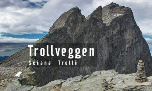 Przez Stabbeskaret  na Trollveggen  – Ściana Trolli – najwyższa pionowa ściana w Europie