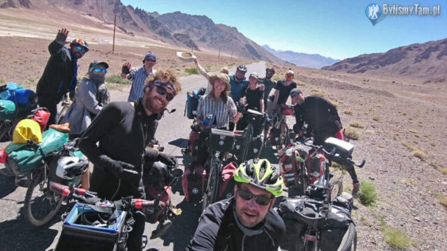 Największy w historii Pamiru "korek rowerowy" :)