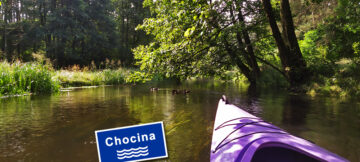 Chocina – rzeka wielu zakrętów i mostków.