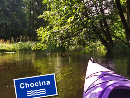 Chocina – rzeka wielu zakrętów i mostków.