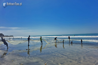 Połowy ryb na wybrzeżu