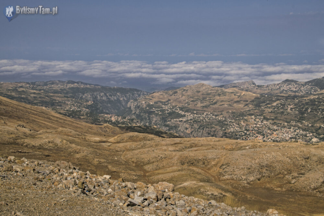 Góry Liban w tle Dolina Kadisha i Bsharri