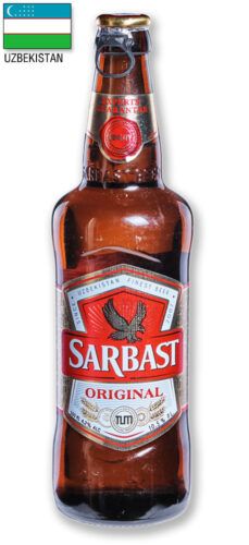 piwo (beer) SARBAST - Uzbekistan