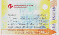 Czechy - Praga - bilet na metro - 2007