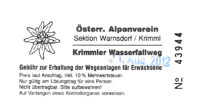 Wodospad - Nationalpark Hohe Tauern - Krimmler Wasserfallweg - Austria - 2012